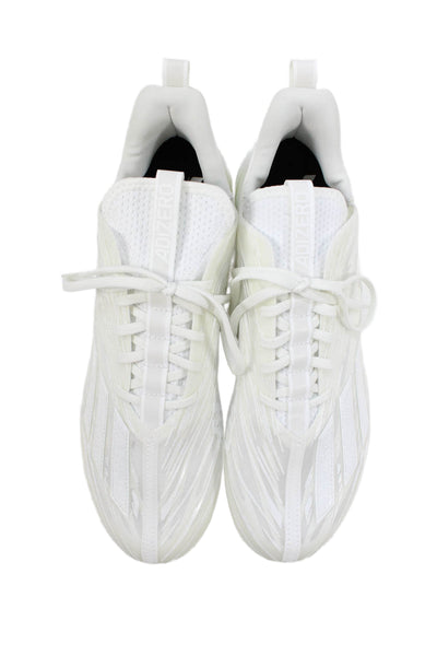 Adidas Mens Lace Up Adizeoro Football Cleat Sneakers White Size 13