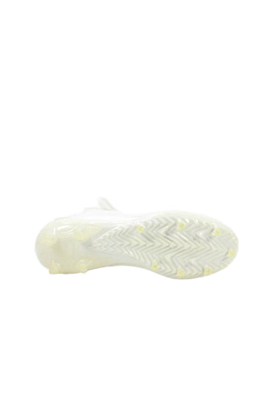 Adidas Mens Lace Up Adizeoro Football Cleat Sneakers White Size 13