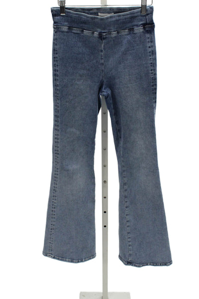 Frame Womens Flared Jeans Blue Cotton Blend Size 1