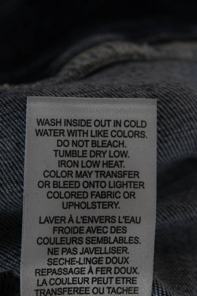 Frame Womens Flared Jeans Blue Cotton Blend Size 1