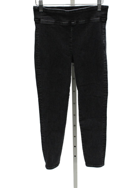 Frame Womens Skinny Jeans Black Cotton Size 1