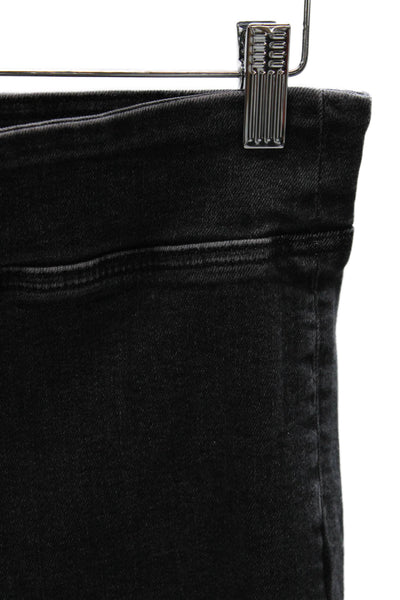 Frame Womens Skinny Jeans Black Cotton Size 1