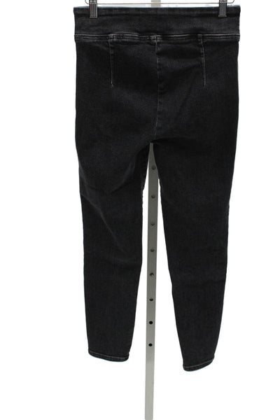 Frame Womens Skinny Jeans Black Cotton Size 1