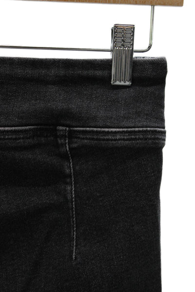 Frame Womens Skinny Jeans Black Cotton Size 1