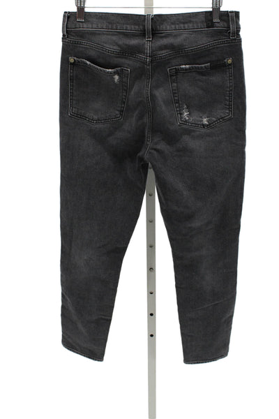 7 For All Mankind Womens Skinny Jeans Gray Cotton Size 29