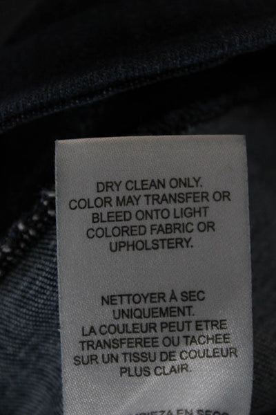Frame Women Flared Jeans Blue Mid Rise Pull On Cotton Blend Size 1