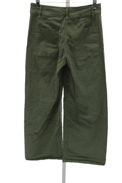 Nili Lotan Womens Chino Pants Green Size 0