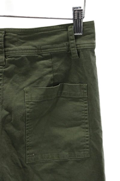 Nili Lotan Womens Chino Pants Green Size 0