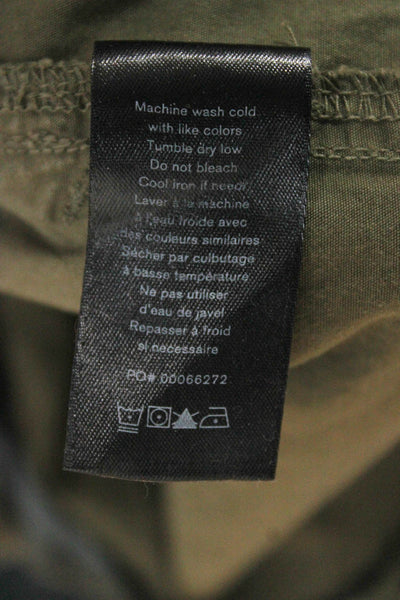Rag & Bone Womens Cargo Pants Green Cotton Inseam 28 Size 00