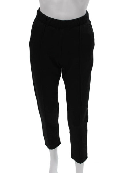 Everlane Womens Cropped Black Cotton Pants Pull On Size 2XS