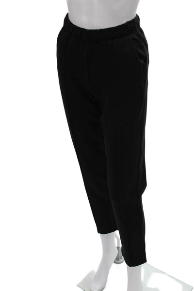 Everlane Womens Cropped Black Cotton Pants Pull On Size 2XS