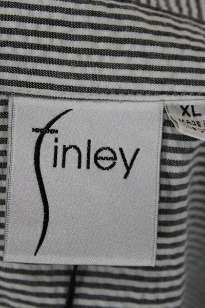 Finley Women Black Sleeveless Collared Shirt Dress Size XL