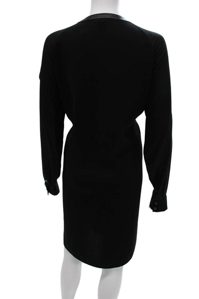 Vince Women Black Sheath Dress Size 12
