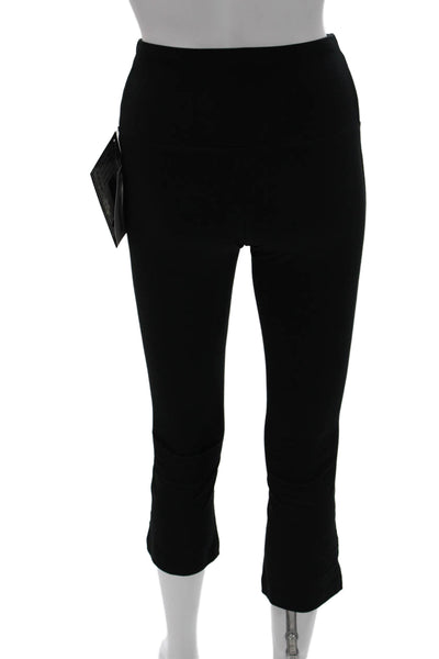 Lysse Womens Capri Leggings Black Cotton Spandex Size S