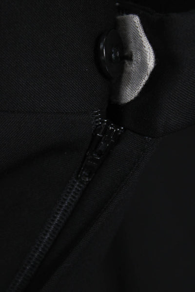 Ermenegildo Zegna Mens Dress Pants Black Wool Size 33