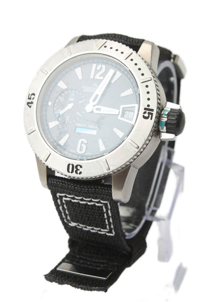 Jaeger LeCoultre Mens Master Compressor Automatic Titanium Stainless Steel Watch