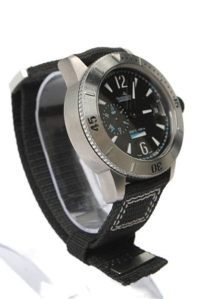 Jaeger LeCoultre Mens Master Compressor Automatic Titanium Stainless Steel Watch