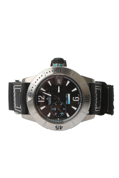 Jaeger LeCoultre Mens Master Compressor Automatic Titanium Stainless Steel Watch