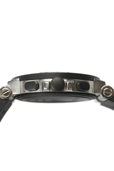 Bvlgari Mens Aluminum Rubber Automatic Chronograph Watch