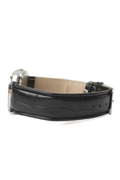 Omega De Ville Quartz Stainless Steel Leather Watch