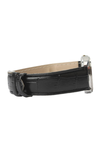 Omega De Ville Quartz Stainless Steel Leather Watch