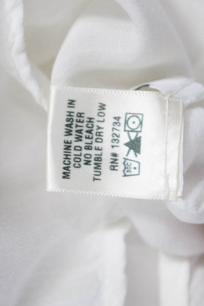 Bella Dahl Women Basic Scoop Neck Rayon Tank Sleeveless White Size XS