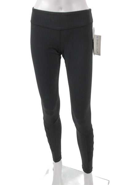Lululemon Womens Ankle Leggings Black Nylon Pull On Size 8