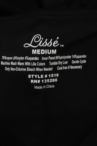 Lisse Womens Ankle Leggings Black Size M