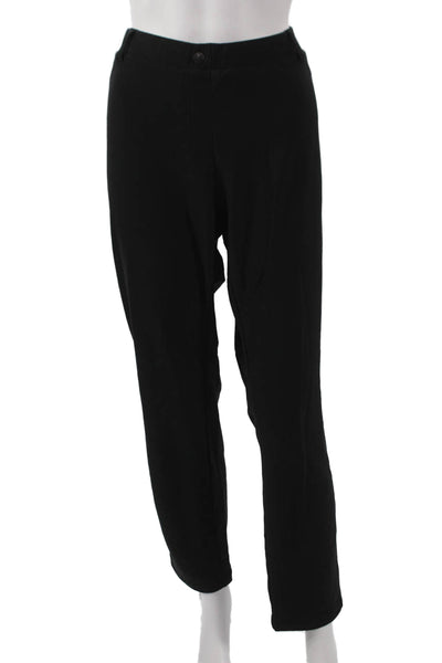 Anatomie Womens Black Dress Pants Pull On Polyester Blend Size XL