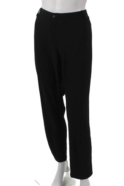 Anatomie Womens Black Dress Pants Pull On Polyester Blend Size XL