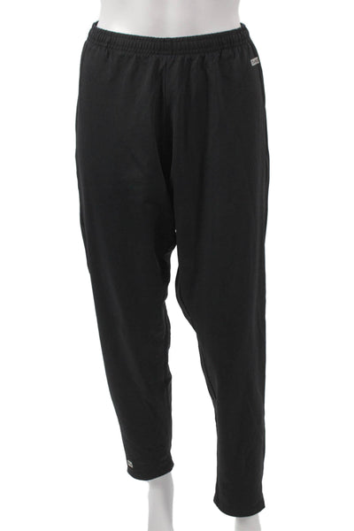 Hind Unisex Adults Jogger Pants Black Nylon Pull On Size M