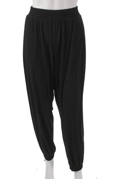 Anatomie Womens Harem Pants Black Polyester Pull On Size L