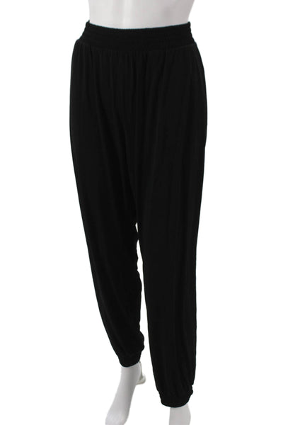 Anatomie Womens Harem Pants Black Polyester Pull On Size L