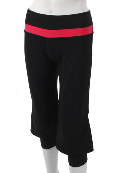Lululemon Womens Black Nylon Capri Pants Size 8