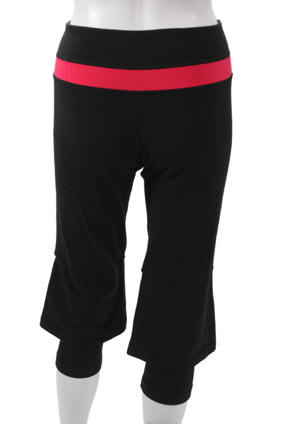 Lululemon Womens Black Nylon Capri Pants Size 8
