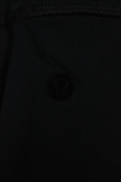 Lululemon Womens Black Nylon Capri Pants Size 8