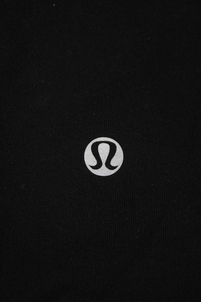 Lululemon Women Black Capri Pants Nylon Pull On Size 8
