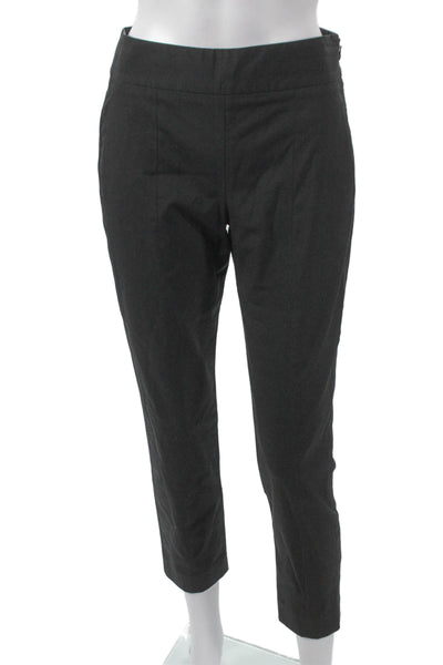 Narciso Rodriguez Women Cropped Black Pants Polyester Zip Size 38