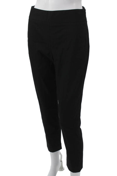 Narciso Rodriguez Women Cropped Black Pants Polyester Zip Size 38