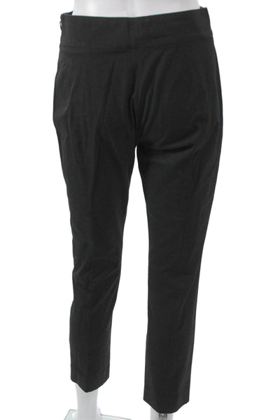 Narciso Rodriguez Women Cropped Black Pants Polyester Zip Size 38