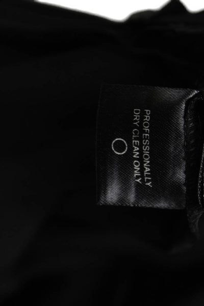 Narciso Rodriguez Women Cropped Black Pants Polyester Zip Size 38