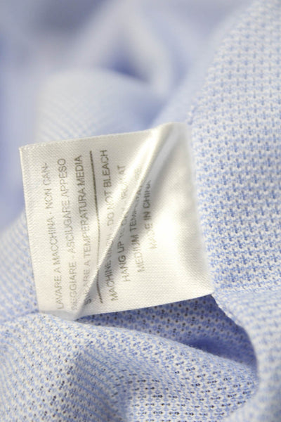 Boggi Womens Cotton Classic Button Down Shirt Blue Size L