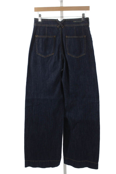 Pilcro and the Letterpress Anthropologie Womens Wide-Leg Jeans Blue Size 26