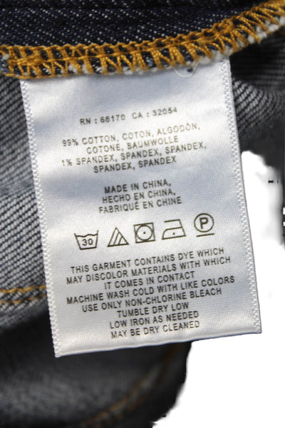 Pilcro and the Letterpress Anthropologie Womens Wide-Leg Jeans Blue Size 26