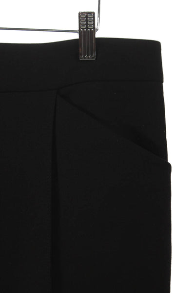 Rebecca Taylor Women Dress Pants Black Polyester Zip Size 14
