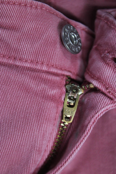 AG Adriano Goldschmied Womens Skinny Pink Jeans Size 28