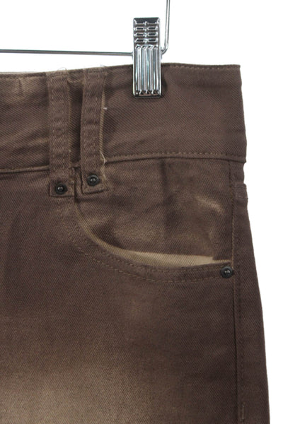Jaded Women Straight Brown Jeans Size 26