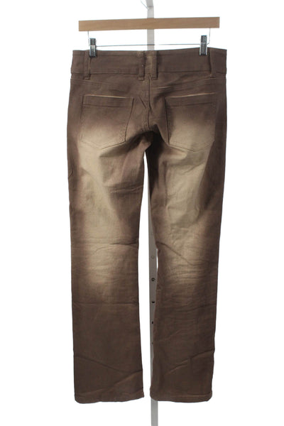 Jaded Women Straight Brown Jeans Size 26