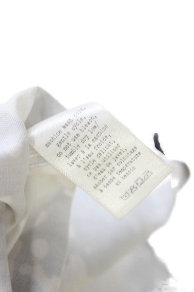 Rag & Bone Womens Flare Skirt White Camouflage Cotton Zip Short Size XS