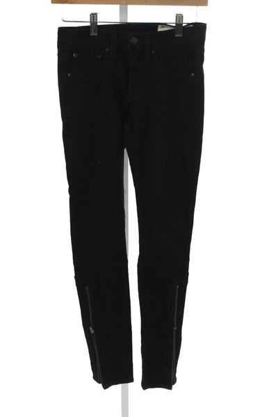 Rag & Bone Womens Black Skinny Jeans Size 25